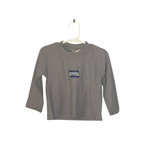 Vintage 24 Months Gray Sesame Street Long-Sleeve Shirt Who Let The Dogs Out? - Picture 1 of 6